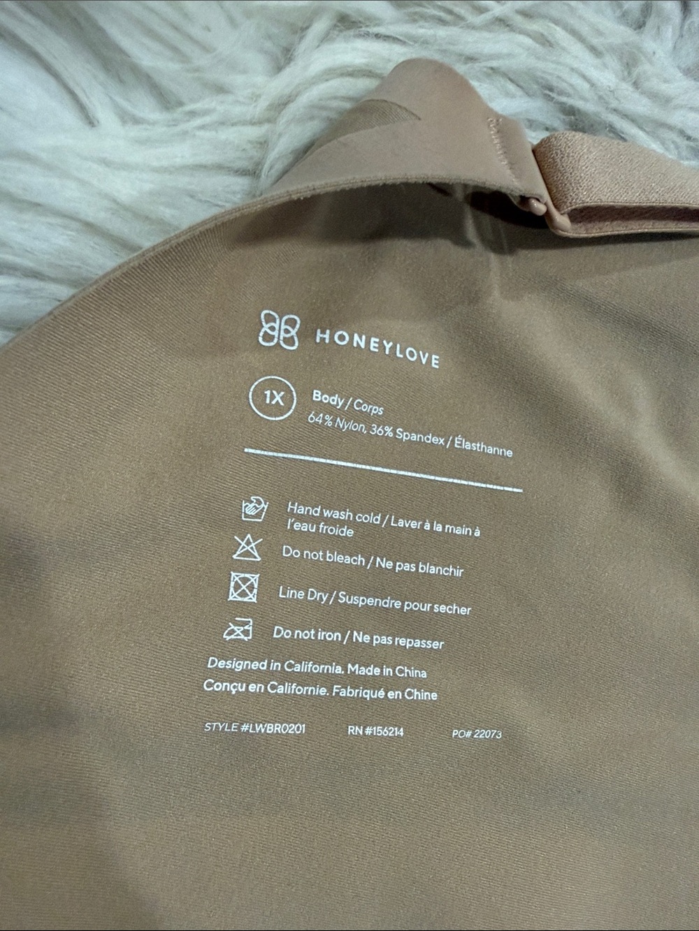 Honeylove Silhouette Wireless Seamless T-Shirt Bra Size 1X Sand LWBR0201 - Picture 8 of 9